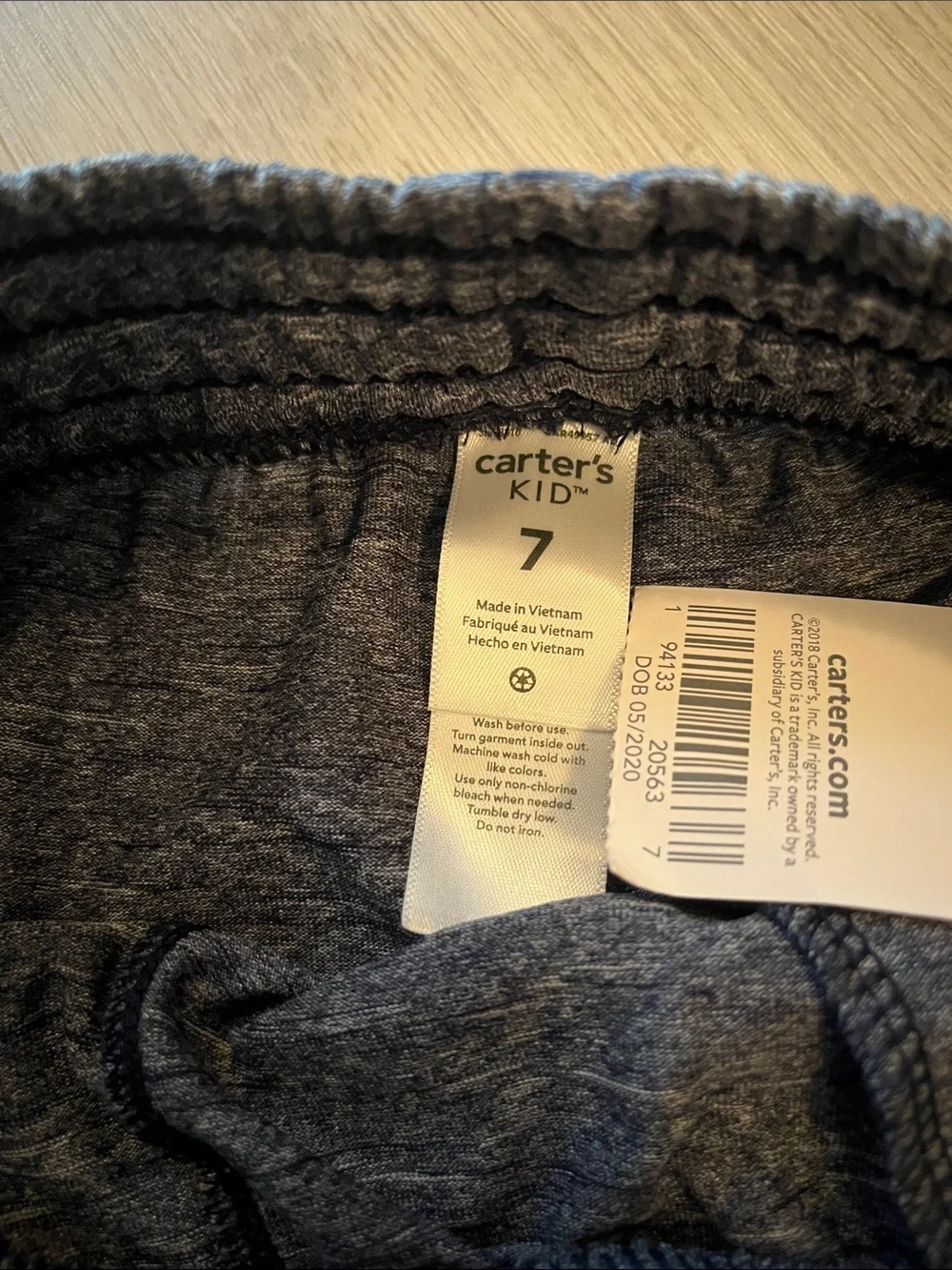 Carter's Gray Heather Pull-On Athletic Shorts